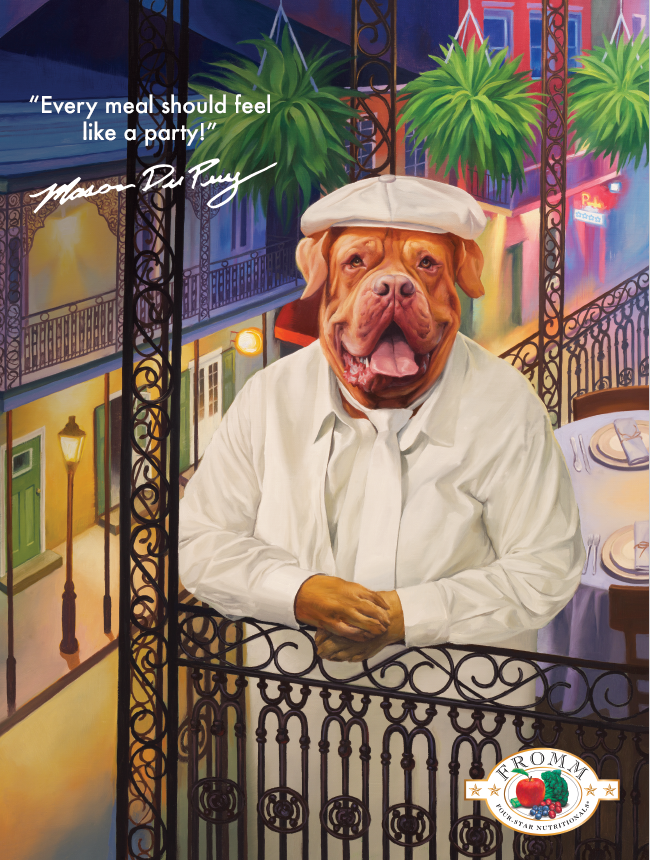 Four-Star Chef Mason Du Puy Art Print 18x24 inch