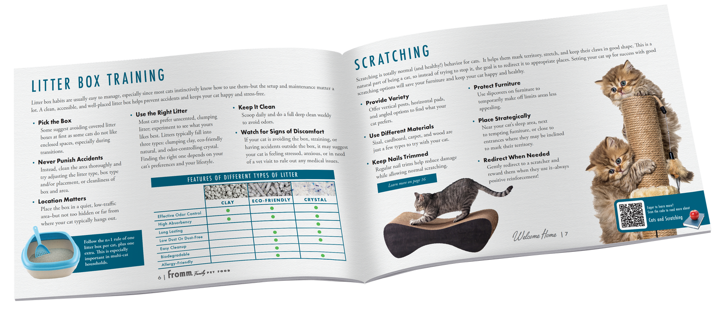Welcome Home: A Lifelong Resource Guide for Cat Parents (Booklet)