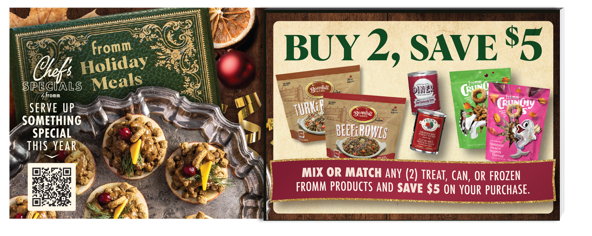 Chef’s Specials Season’s Feastings | Coupon Pad Shelf Talker