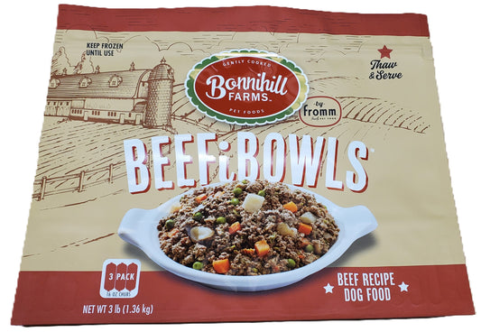 Bonnihill Farms Gently Cooked Dog Food Empty Product Bags