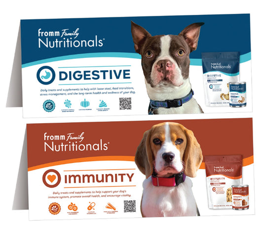 Fromm Family Nutritionals Shelf Talkers