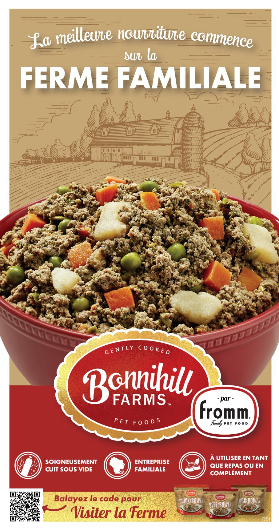 Bonnihill Farms par Fromm Autocollant pour congélateur