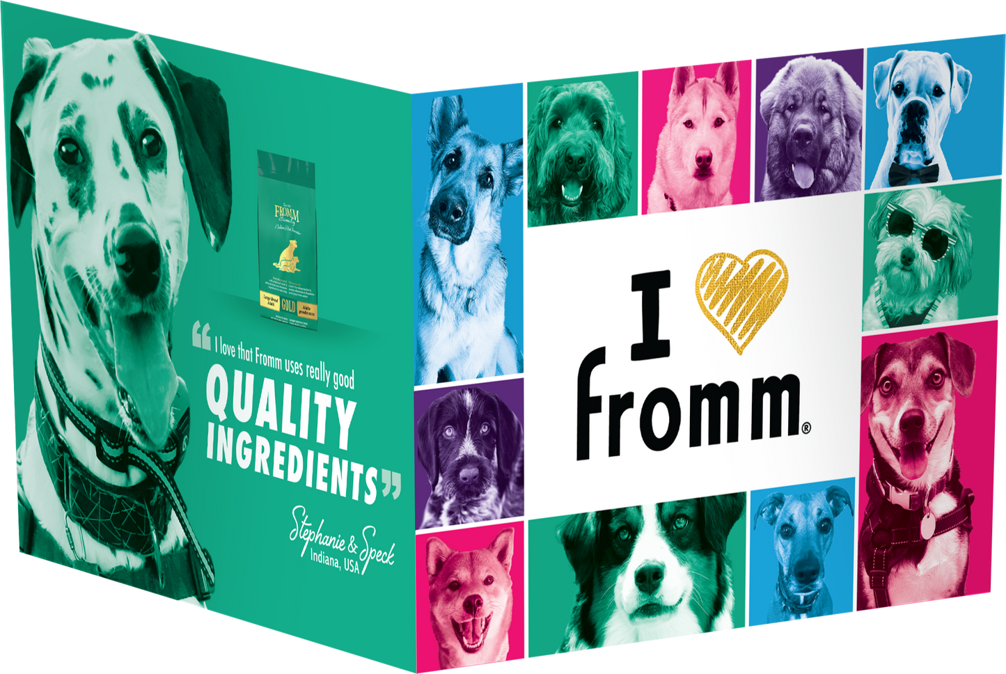 Family is Gold Multi-function Display | Bailey, Hazel, Luna, Reggie, and Speck