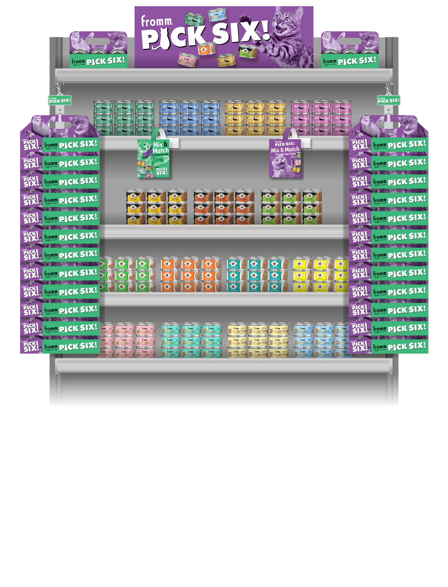 Pick Six Display Pack - Cat