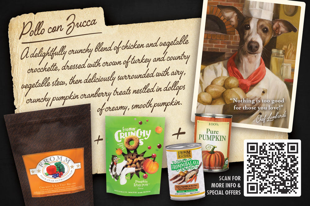 Chef's Specials Lombardi | Pollo con Zucca Recipe Card (25-Pack)