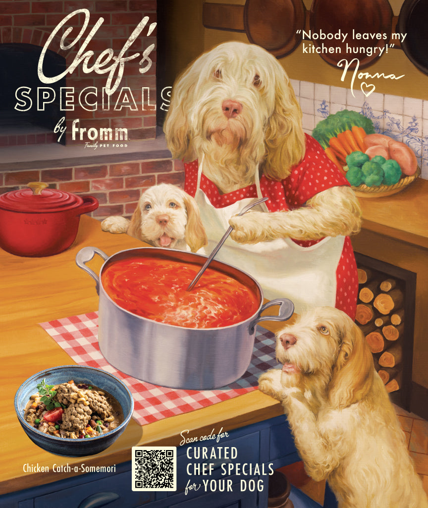 Four-Star Chef Nonna Frommagia Chef's Specials Poster 12x 14.25in
