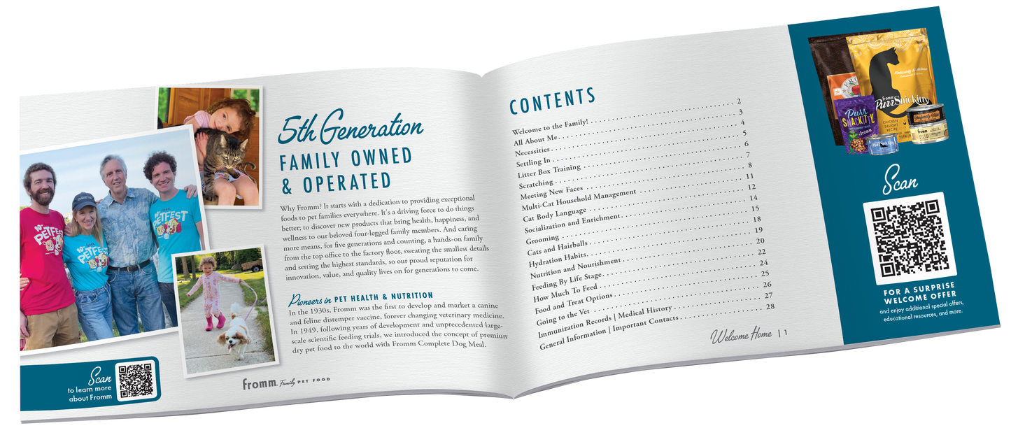 Welcome Home: A Lifelong Resource Guide for Cat Parents (Booklet)