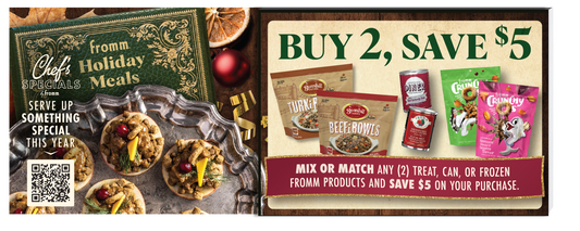 Chef’s Specials Season’s Feastings | Coupon Pad Shelf Talker
