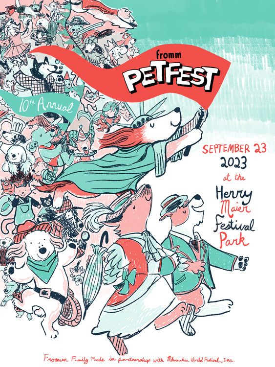 Fromm Petfest 2023 Silk Screen Art Print