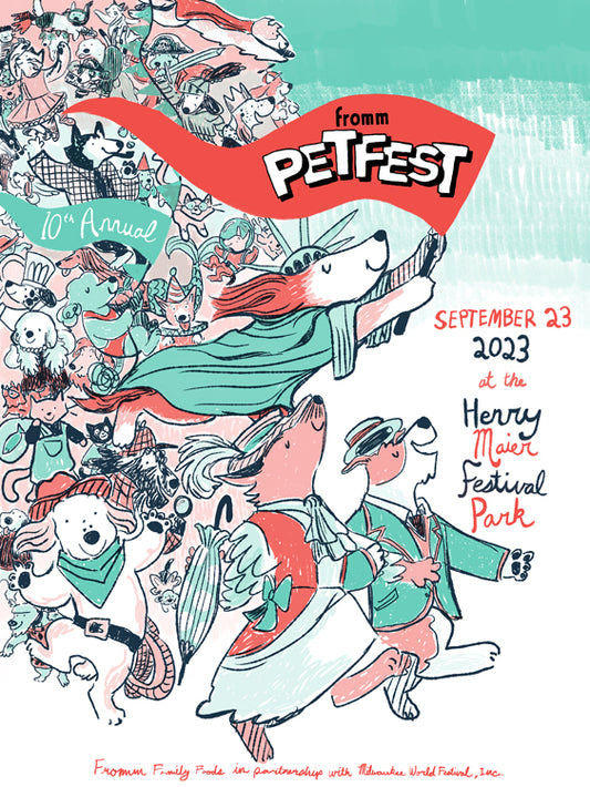 Fromm Petfest 2023 Silk Screen Art Print