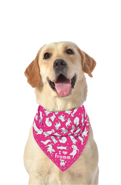 I ❤️ Fromm 22” Square Bandana (3 Colors)