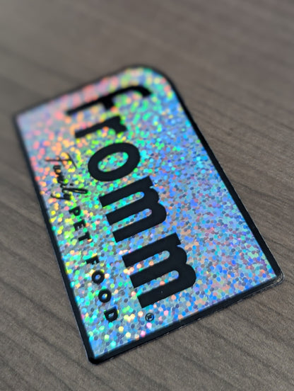 Fromm Logo ✨ Holographic Sparkle ✨ Stickers