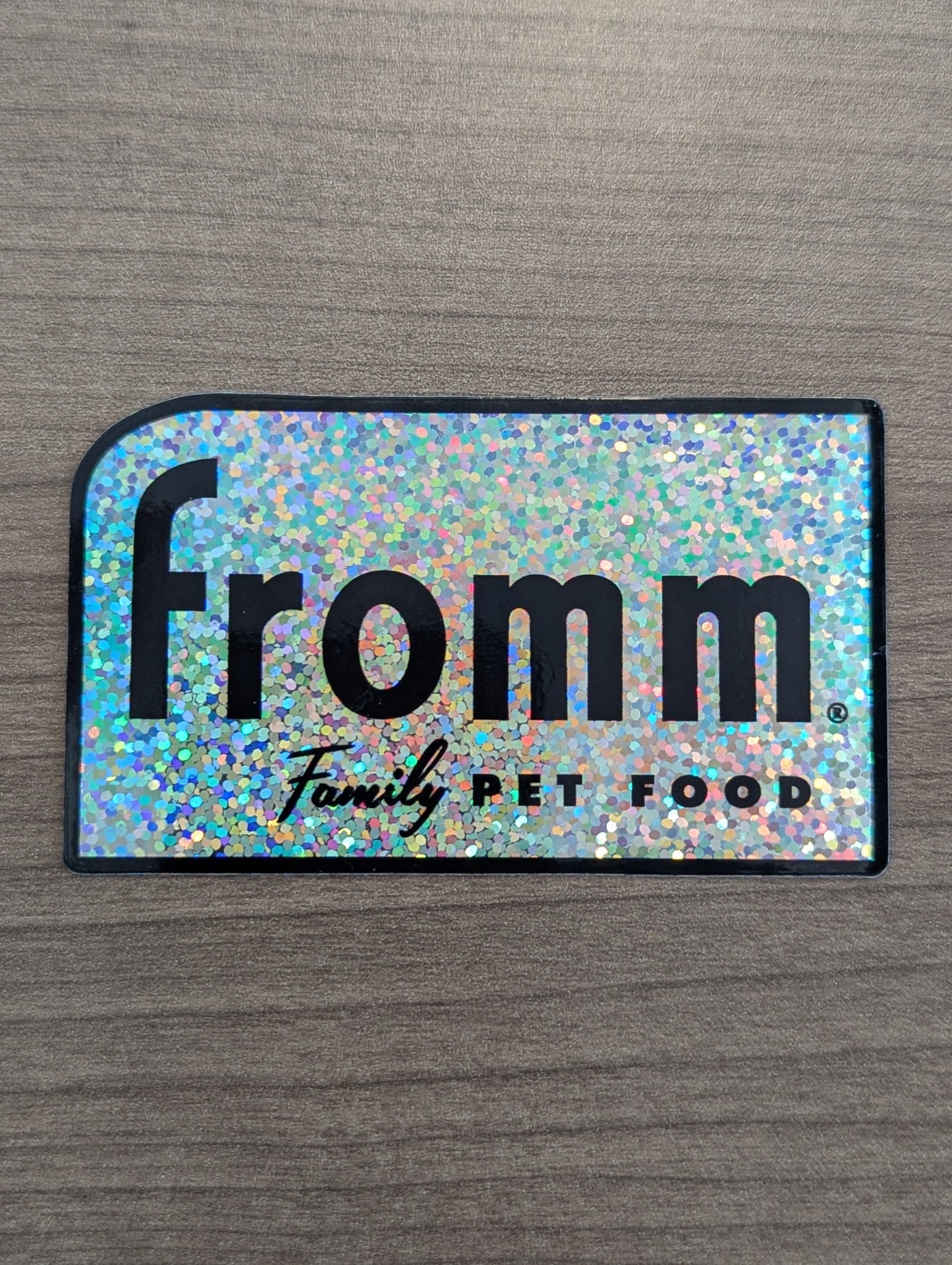 Fromm Logo ✨ Holographic Sparkle ✨ Stickers