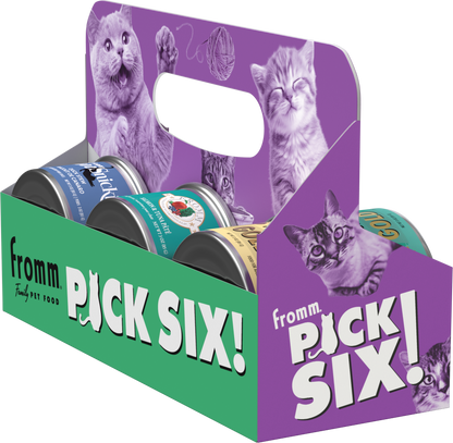 Pick Six | Six Can Carrier - Cat (pack of 24)