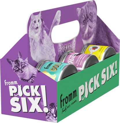 Pick Six | Six Can Carrier - Cat (pack of 24)