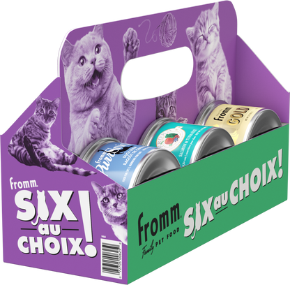 Pick Six | Six Can Carrier - Cat (pack of 24)