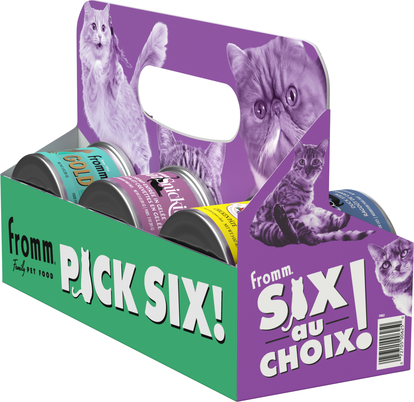 Pick Six | Six Can Carrier - Cat (pack of 24)