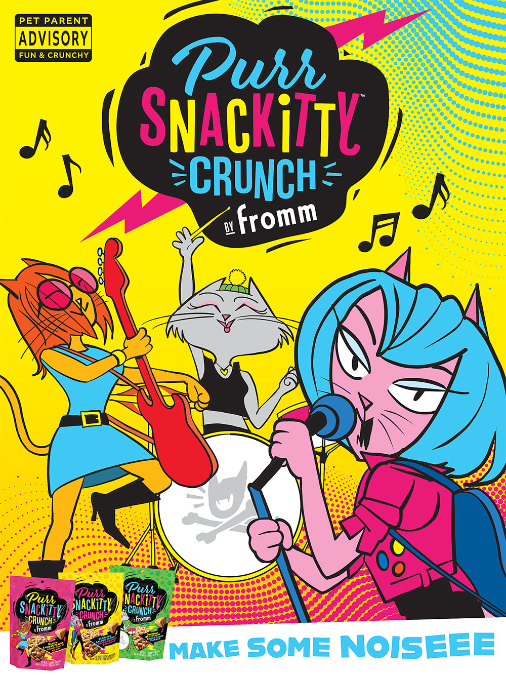PurrSnackitty | Double-sided Art Print 18" x 24"