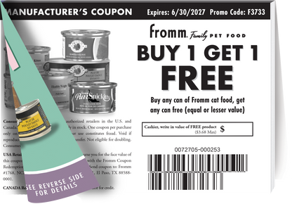 A Purrfect Home BOGO | Coupon Pad Shelf Talker 11x8.5"