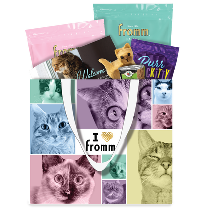 "I ❤️ Fromm" Cat Tote Bag