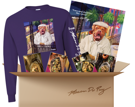 Chef's Specials Mason Du Puy | Merchandise Kit: Shirt + Posters + Recipe Cards