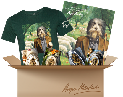 Chef's Specials Argus Meadous | Merchandise Kit: Shirt + Posters + Recipe Cards