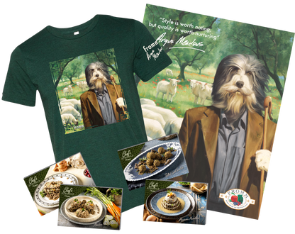 Chef's Specials Argus Meadous | Merchandise Kit: Shirt + Posters + Recipe Cards