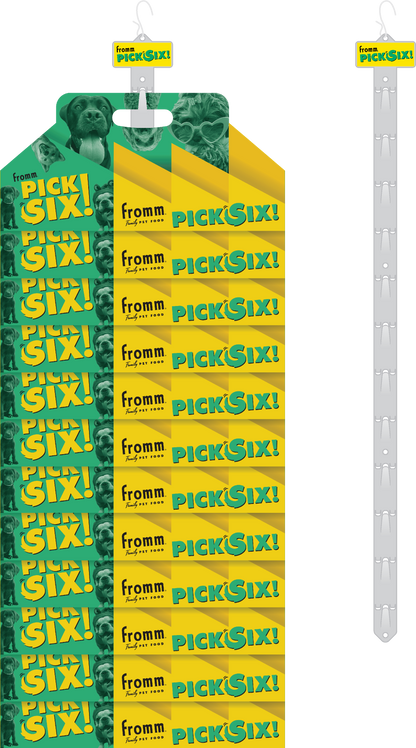 Pick Six | Clip Strip with S-hook