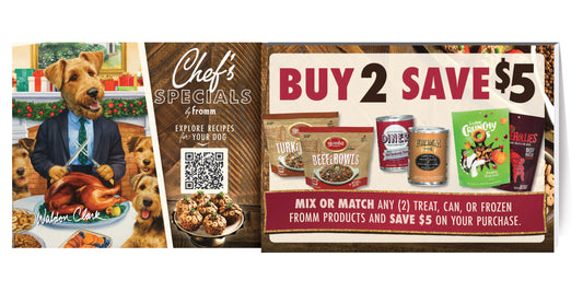 Chef's Specials Waldon | Coupon Pad Shelf Talker 11x8.5"