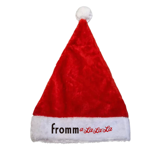 Chef’s Specials Season’s Feastings | "Fromm-a-La-La-La" embroidered Santa Hat