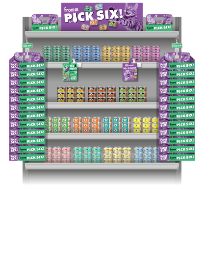 Pick Six Display Pack - Cat